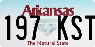 AR license plate 197KST