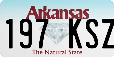 AR license plate 197KSZ