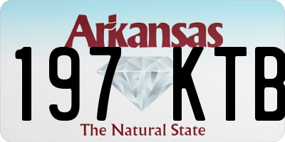 AR license plate 197KTB