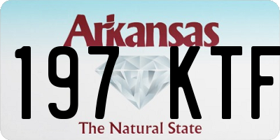 AR license plate 197KTF