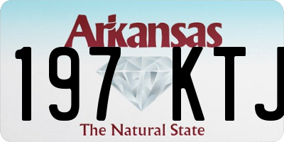 AR license plate 197KTJ