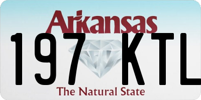 AR license plate 197KTL