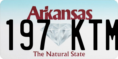 AR license plate 197KTM