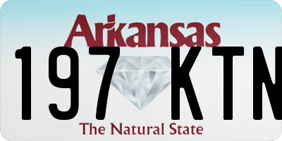 AR license plate 197KTN