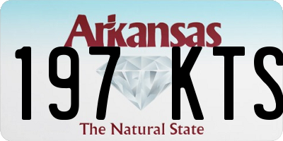 AR license plate 197KTS