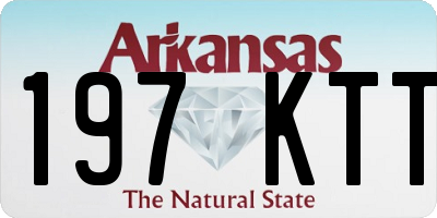 AR license plate 197KTT