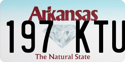 AR license plate 197KTU