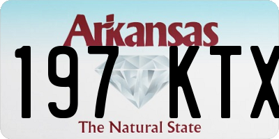 AR license plate 197KTX