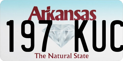 AR license plate 197KUC