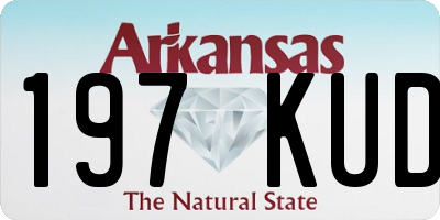 AR license plate 197KUD