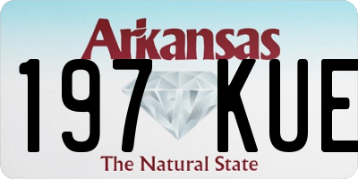 AR license plate 197KUE