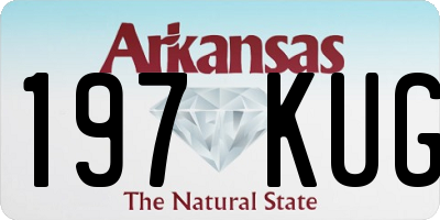 AR license plate 197KUG