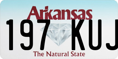 AR license plate 197KUJ