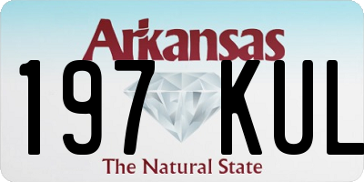 AR license plate 197KUL