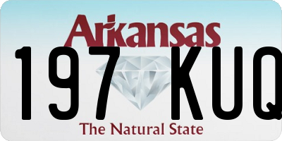AR license plate 197KUQ