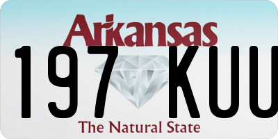 AR license plate 197KUU