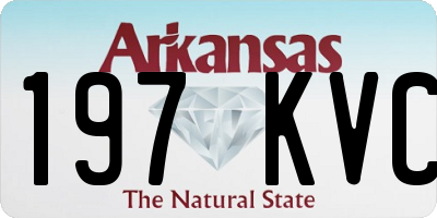 AR license plate 197KVC