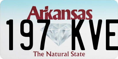 AR license plate 197KVE
