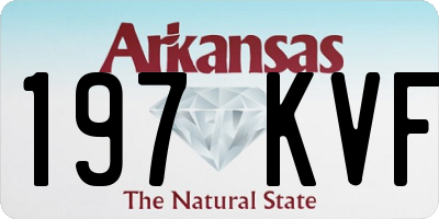 AR license plate 197KVF
