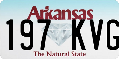 AR license plate 197KVG
