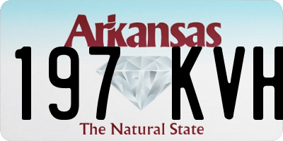 AR license plate 197KVH