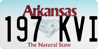 AR license plate 197KVI