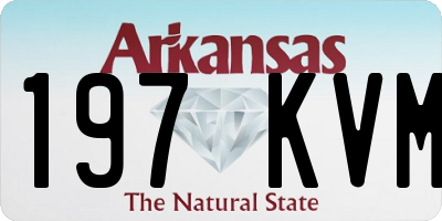 AR license plate 197KVM