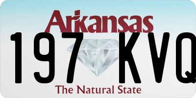 AR license plate 197KVQ