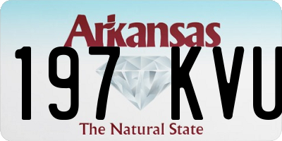AR license plate 197KVU