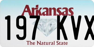 AR license plate 197KVX
