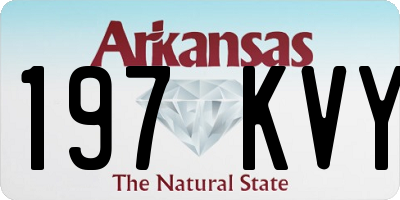AR license plate 197KVY
