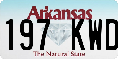AR license plate 197KWD