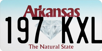 AR license plate 197KXL