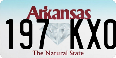 AR license plate 197KXO