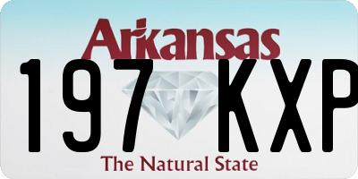 AR license plate 197KXP