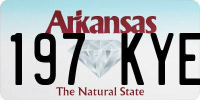 AR license plate 197KYE