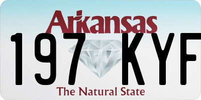 AR license plate 197KYF