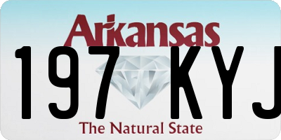 AR license plate 197KYJ