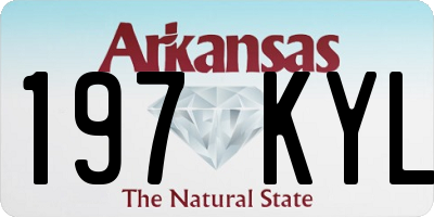 AR license plate 197KYL