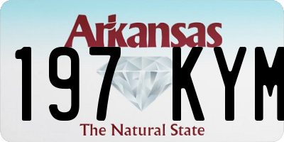 AR license plate 197KYM