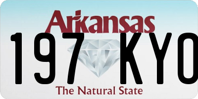 AR license plate 197KYO