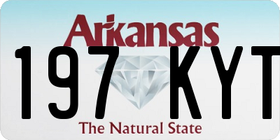 AR license plate 197KYT