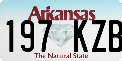 AR license plate 197KZB