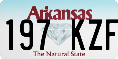 AR license plate 197KZF