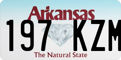 AR license plate 197KZM