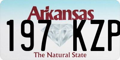 AR license plate 197KZP