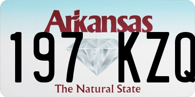 AR license plate 197KZQ