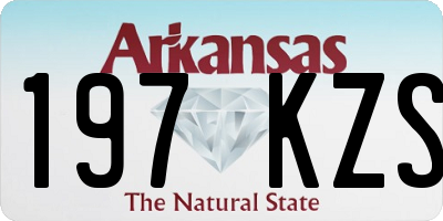 AR license plate 197KZS