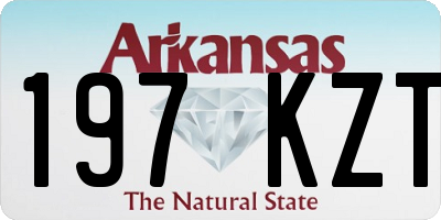 AR license plate 197KZT