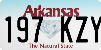 AR license plate 197KZY